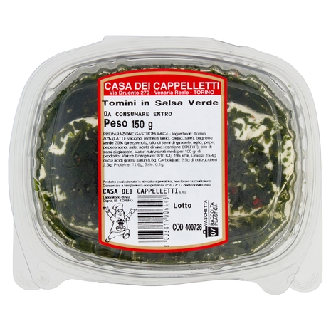 Casa dei Cappelletti Tomini in Salsa Verde 150 g
